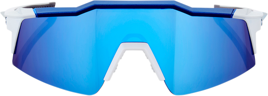 Speedcraft SL Sunglasses - White - Blue Mirror