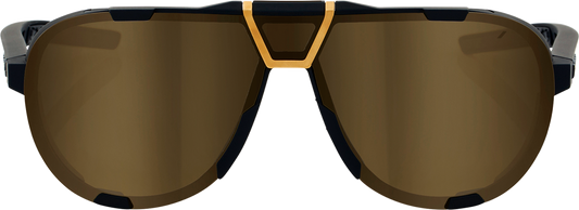 Westcraft Sunglasses - Soft Tact Black - Soft Gold Mirror