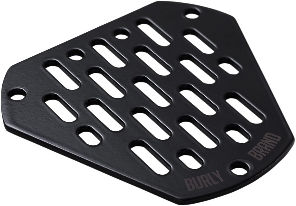 BURLY BRAND MX Face Plate - Black 0206-0181-B