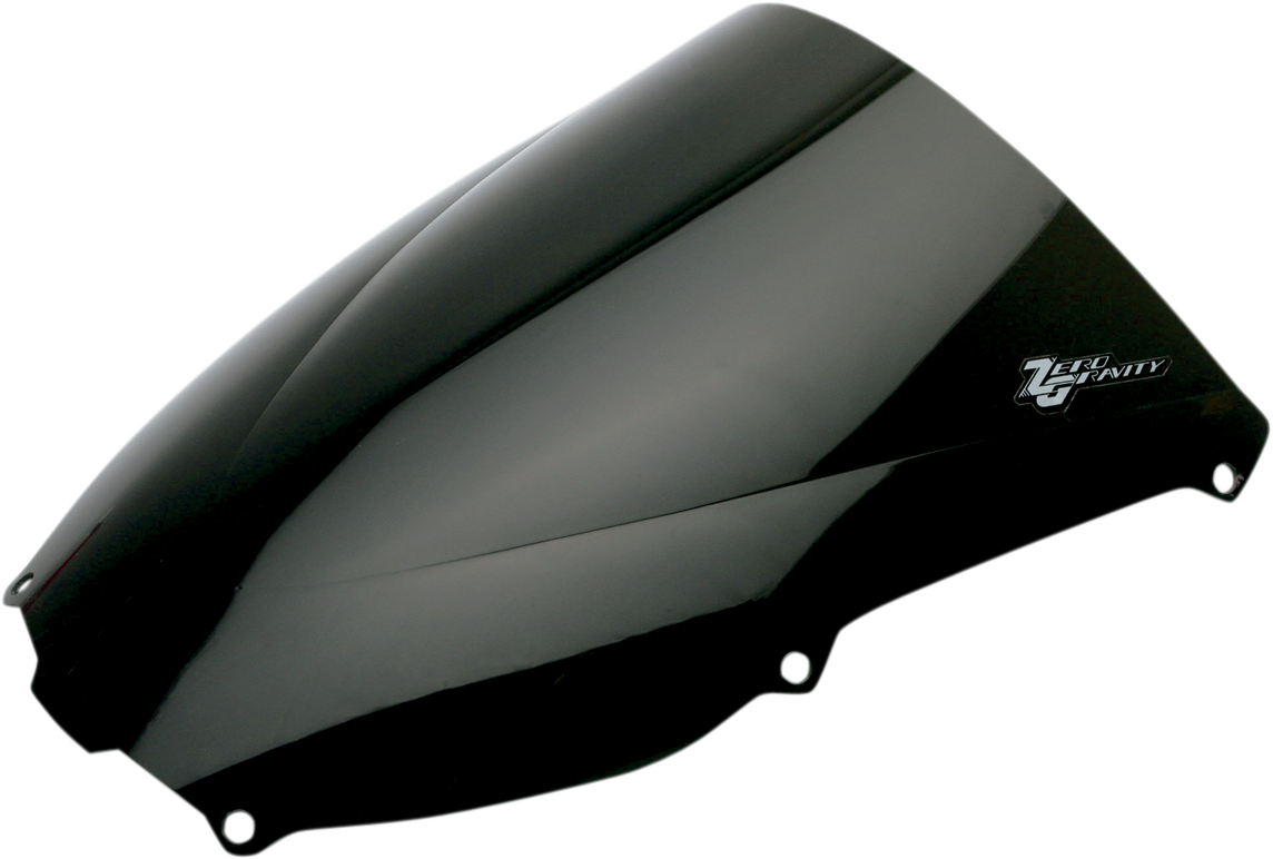 ZERO GRAVITY Double Bubble Windscreen - Dark Smoke - ZX6R 16-244-19