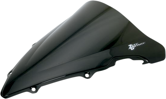 ZERO GRAVITY Double Bubble Windscreen - Dark Smoke - YZF-R6 16-578-19