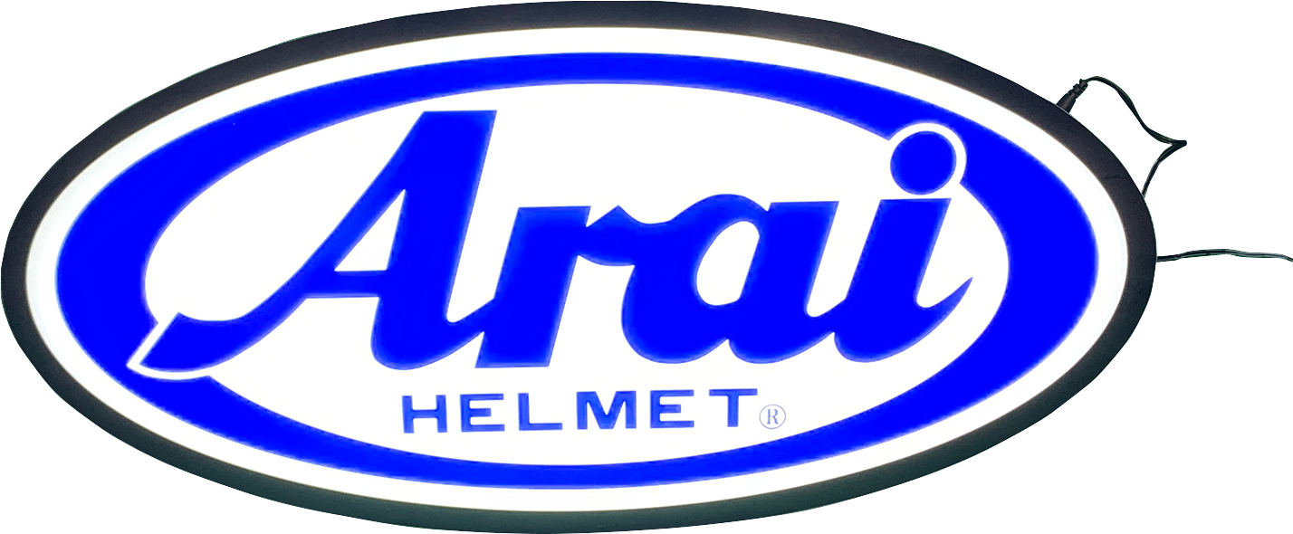 ARAI HELMETS Dealer Sign - Lighted 121496