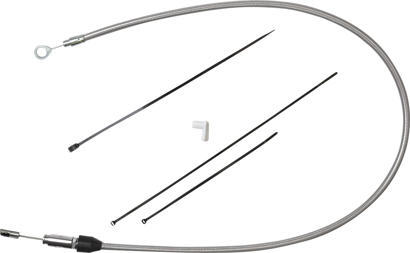 DRAG SPECIALTIES Clutch Cable - Upper - 52" - Stainless Steel 5323418HE