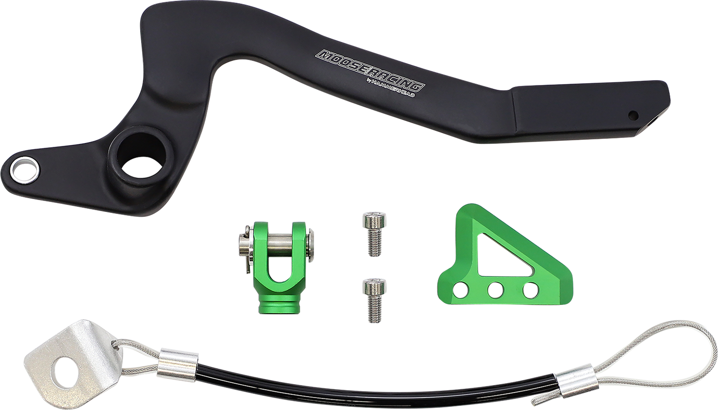 MOOSE RACING Brake Pedal - Green - Kawasaki 82-0344-21-33