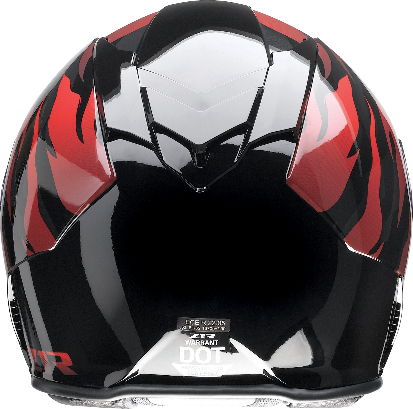 Z1R Warrant Helmet - Panthera - Black/Red - Large 010115208