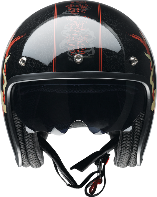 Z1R Saturn Helmet - Devilish - Gloss Black/Red - Medium 0104-2878