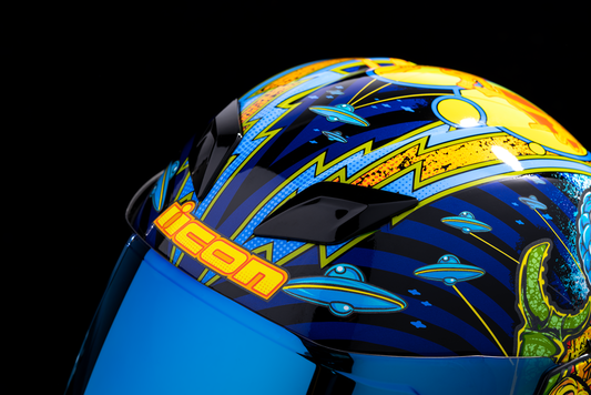 ICON Airflite Helmet - Bugoid Blitz - Blue - XL 0101-15550