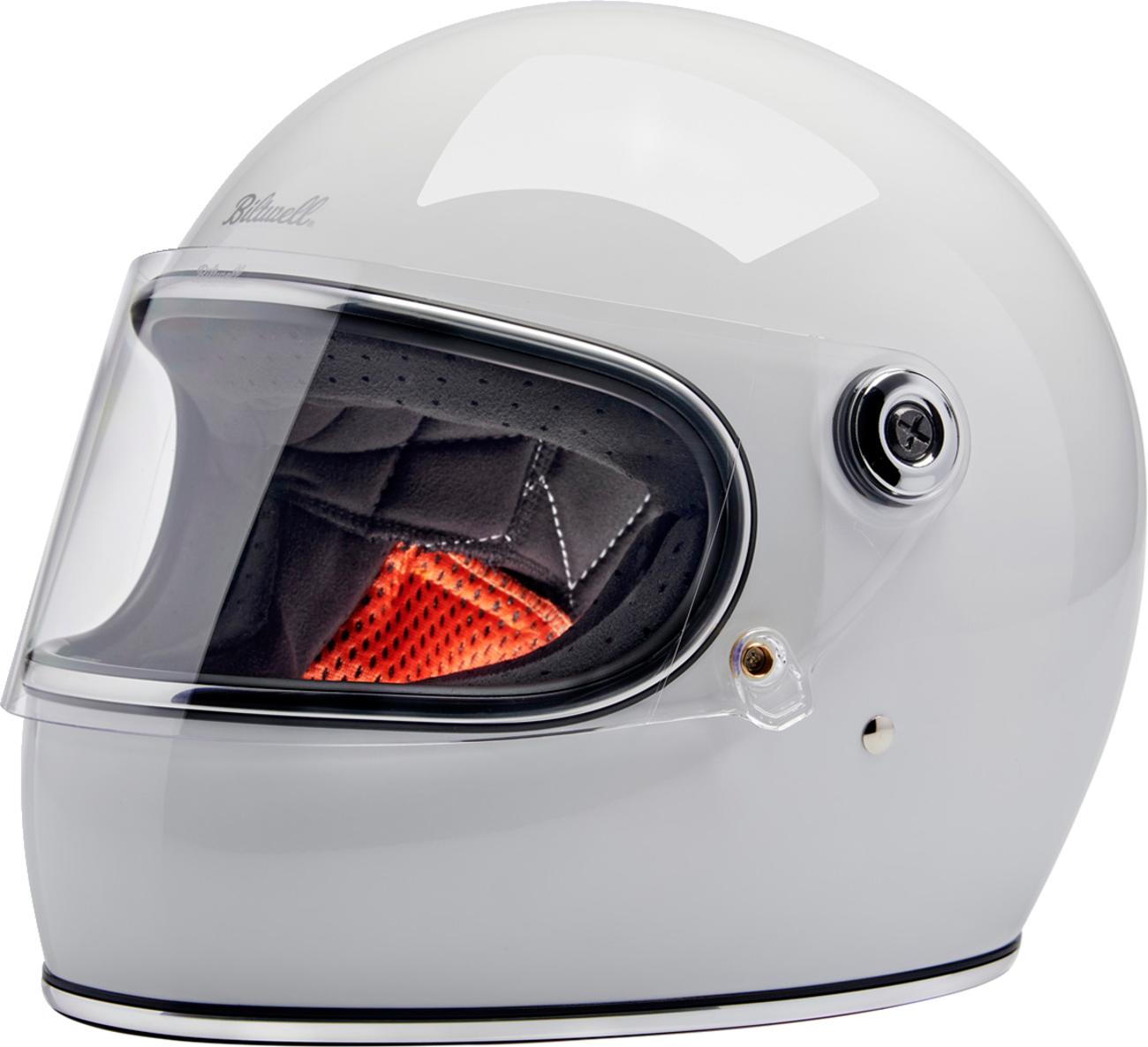 BILTWELL Gringo S Helmet - Gloss White - Medium 1003-104-503