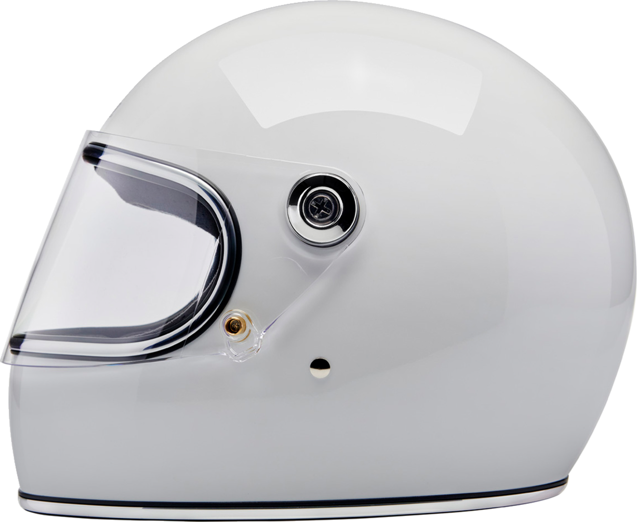 BILTWELL Gringo S Helmet - Gloss White - Medium 1003-104-503