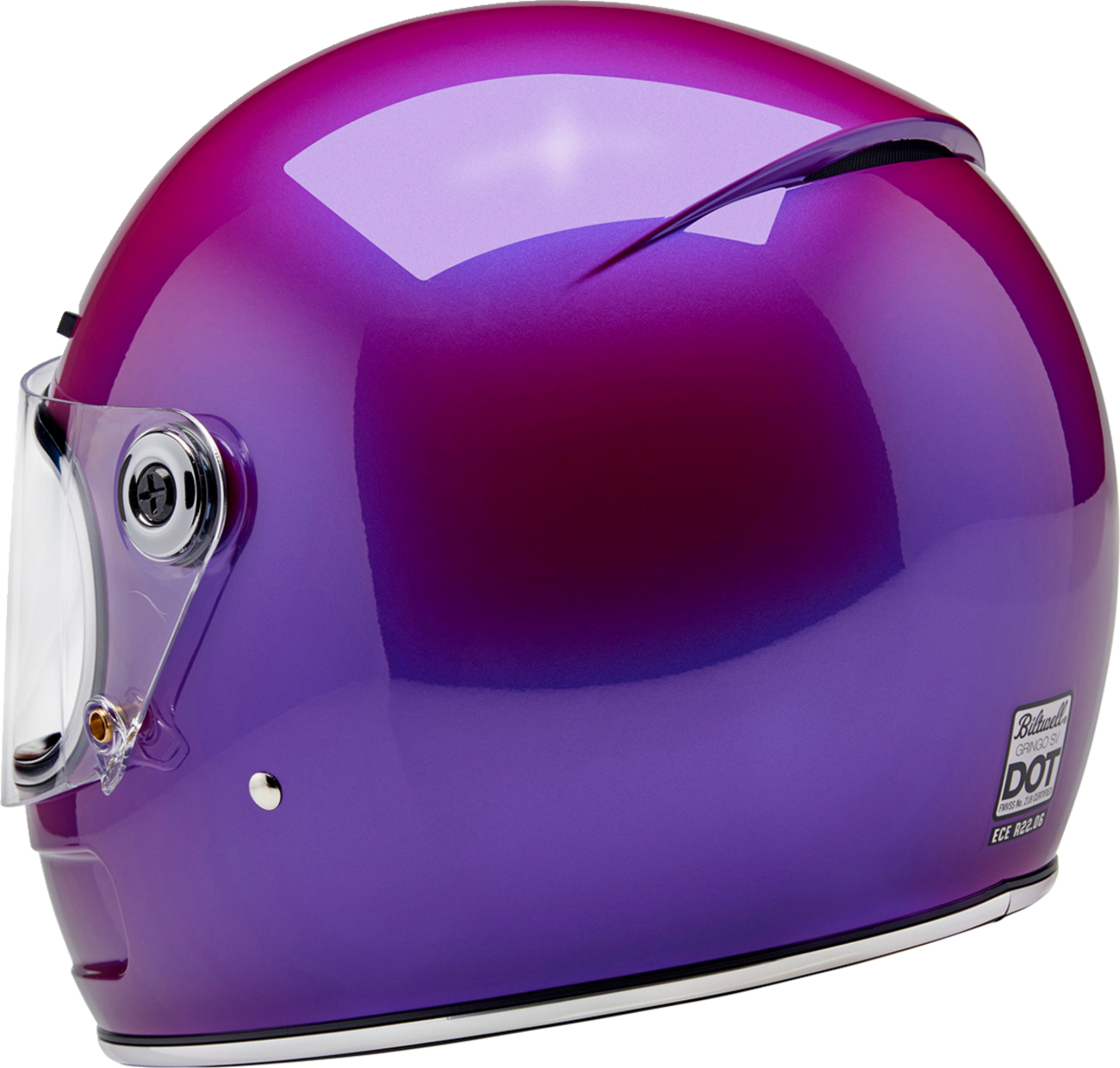 BILTWELL Gringo SV Helmet - Metallic Grape - XL 1006-339-505