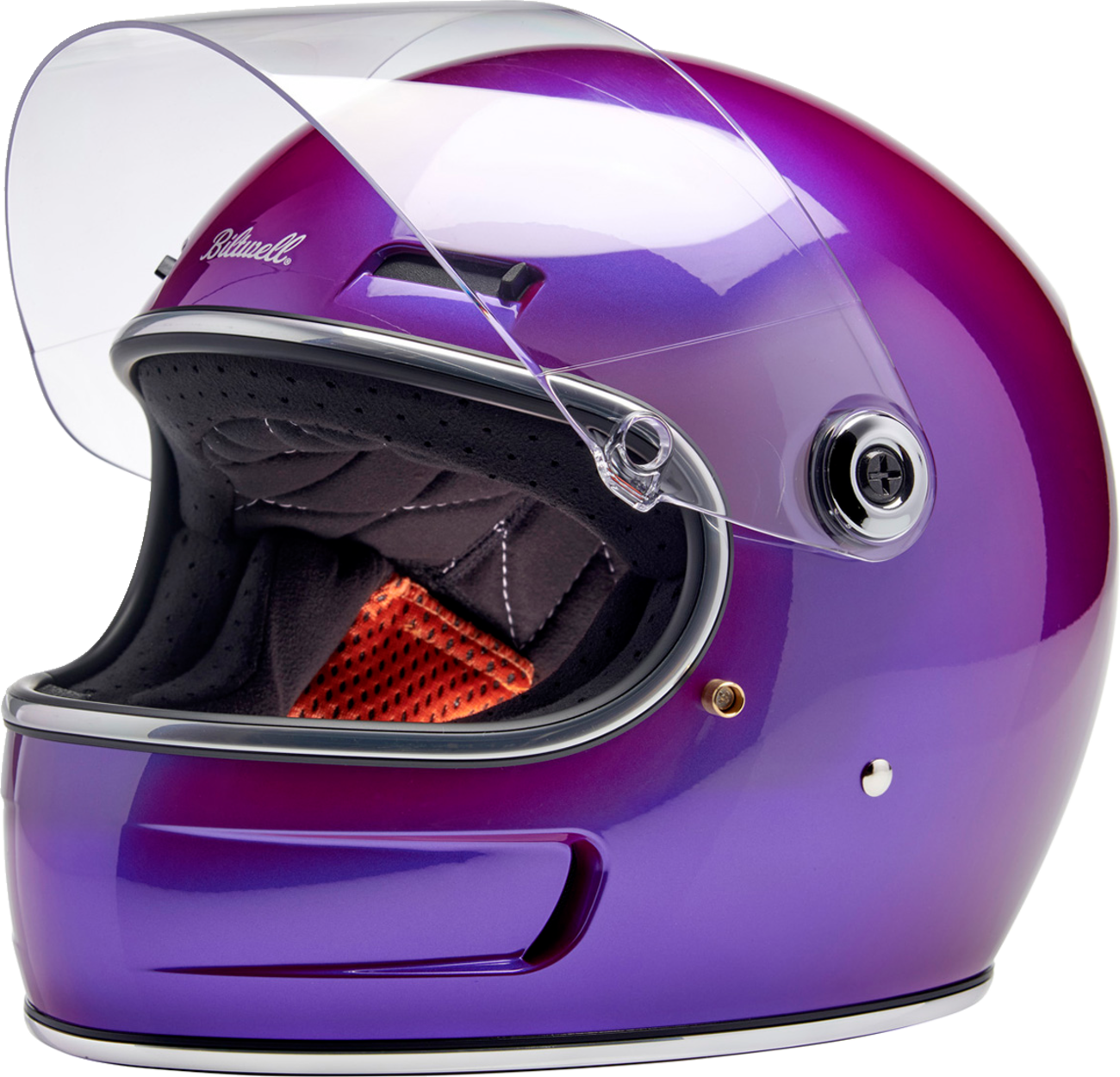 BILTWELL Gringo SV Helmet - Metallic Grape - Large 1006-339-504