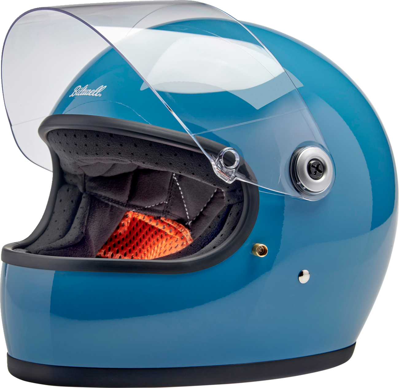 BILTWELL Gringo S Helmet - Gloss Dove Blue - Large 1003-165-504