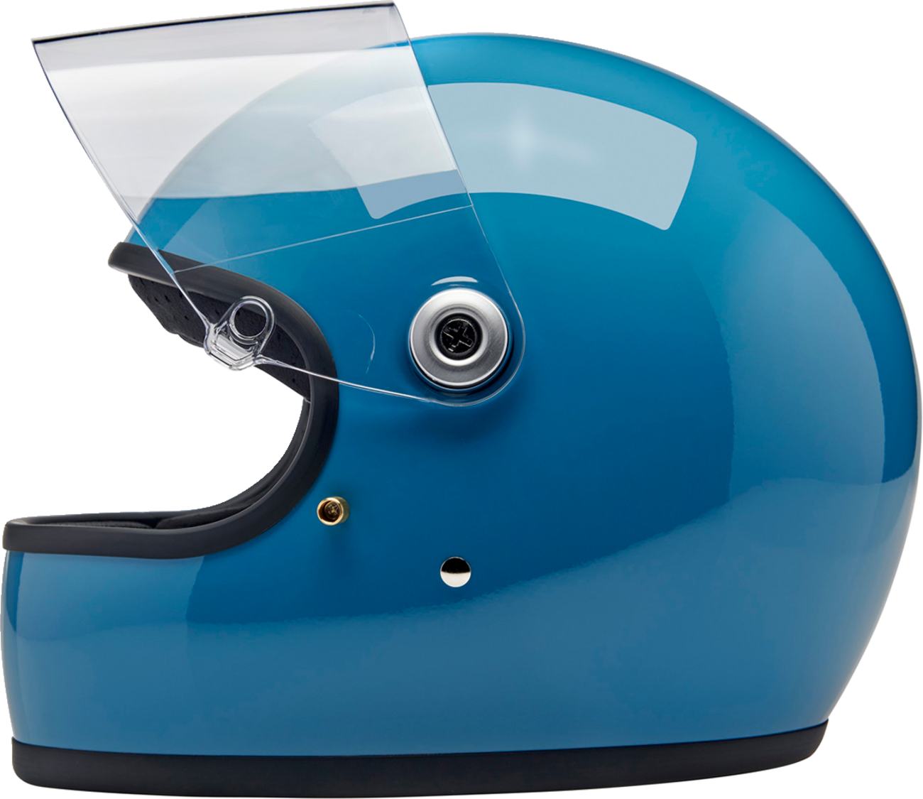 BILTWELL Gringo S Helmet - Gloss Dove Blue - Large 1003-165-504