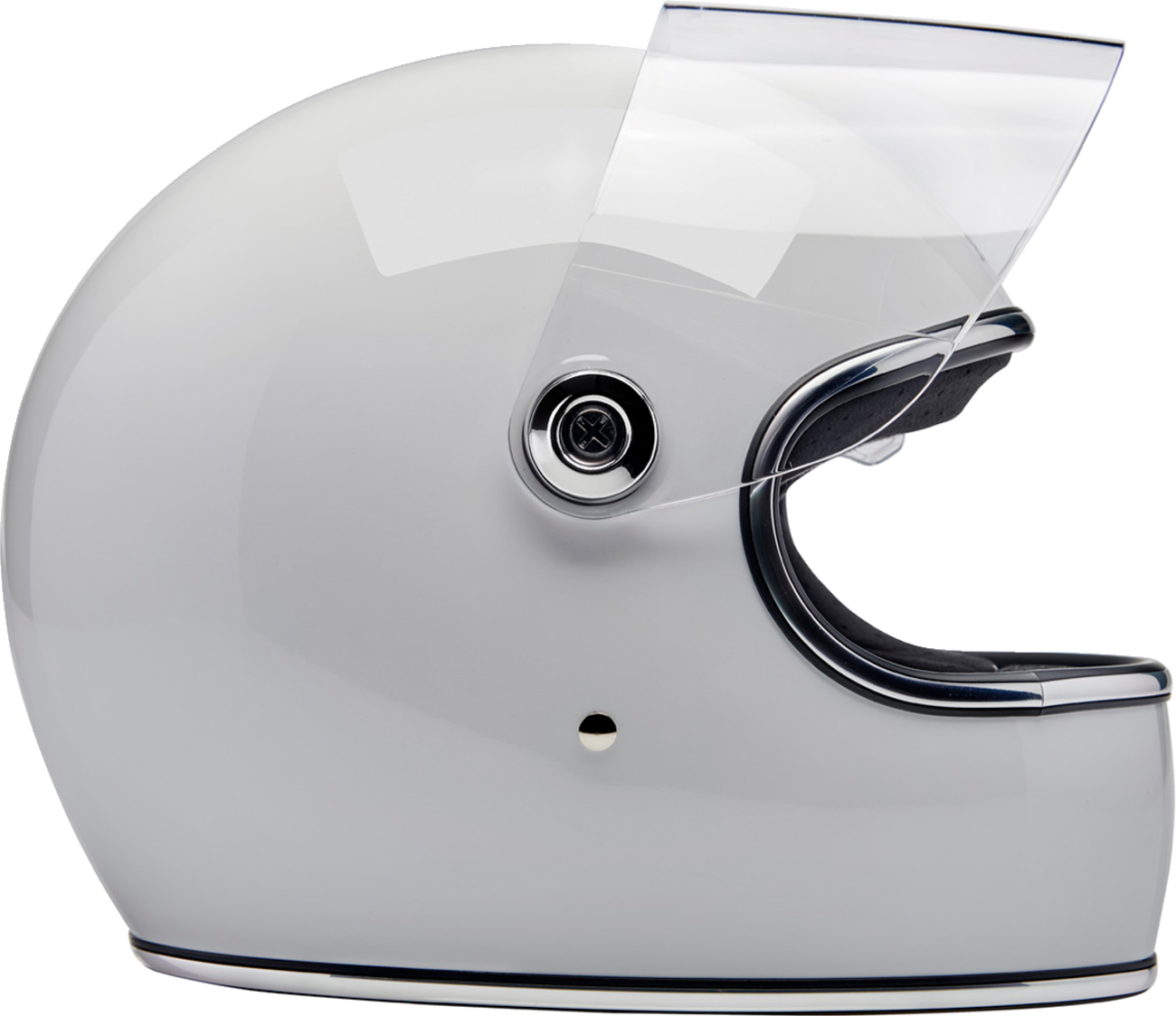 BILTWELL Gringo S Helmet - Gloss White - Medium 1003-104-503