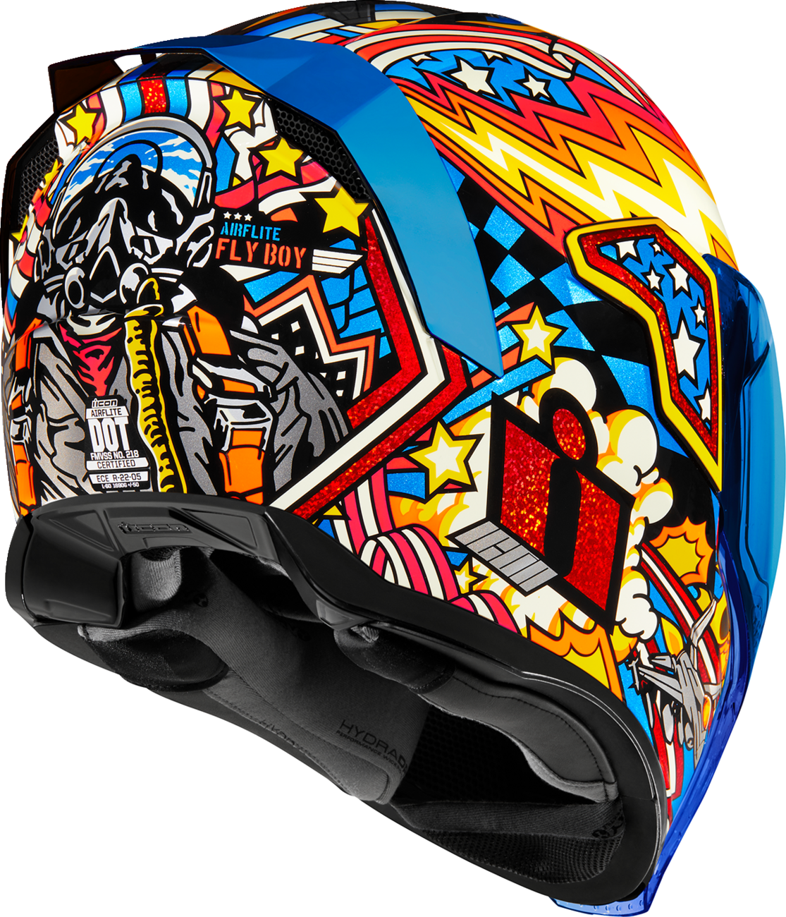 ICON Airflite Helmet - Fly Boy - Blue - Medium 0101-16012