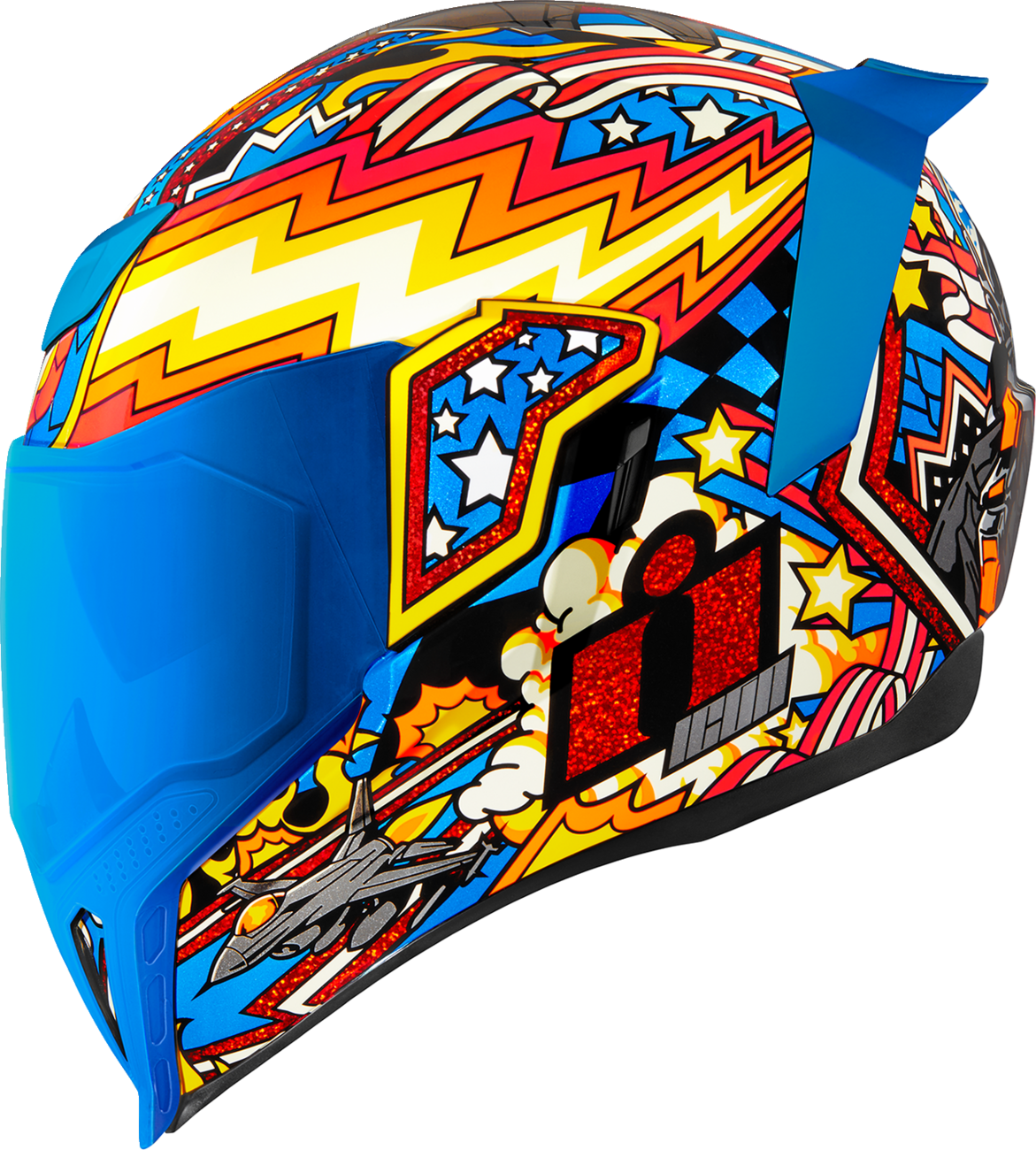 ICON Airflite Helmet - Fly Boy - Blue - 3XL 0101-16016