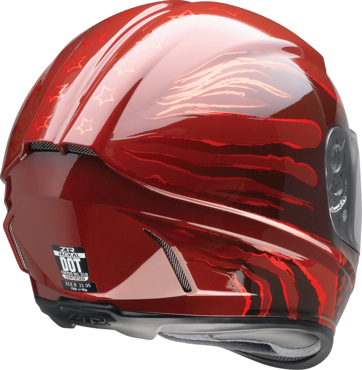 Z1R Jackal Helmet - Patriot - Red - XS 0101-15419