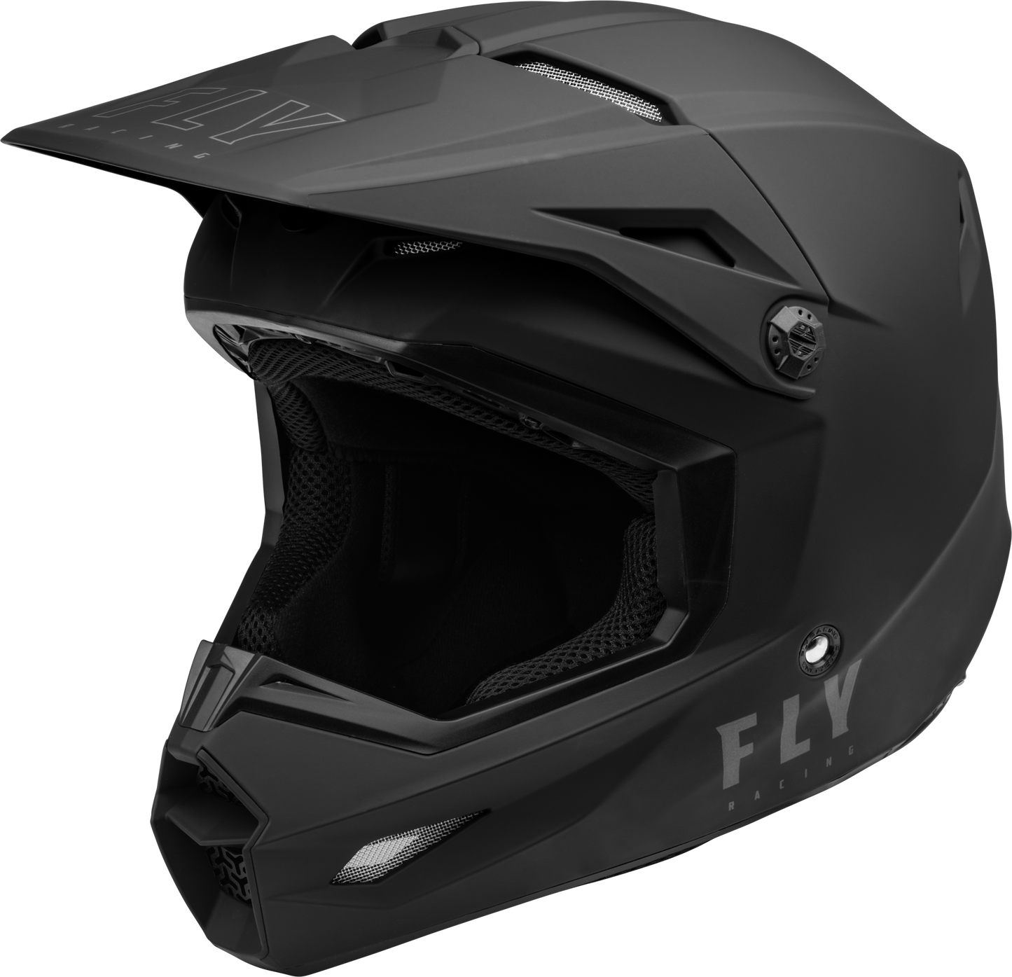 Youth Kinetic Solid Helmet Matte Black Ys