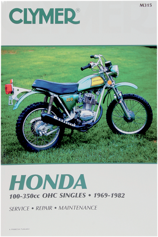 CLYMER Manual - Honda 100/350 OHC CM315