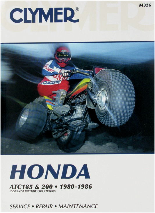 CLYMER Manual - Honda ATC 185/200 CM326