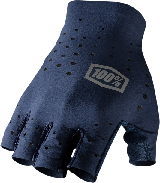 Sling Short Finger Gloves - Navy - XL