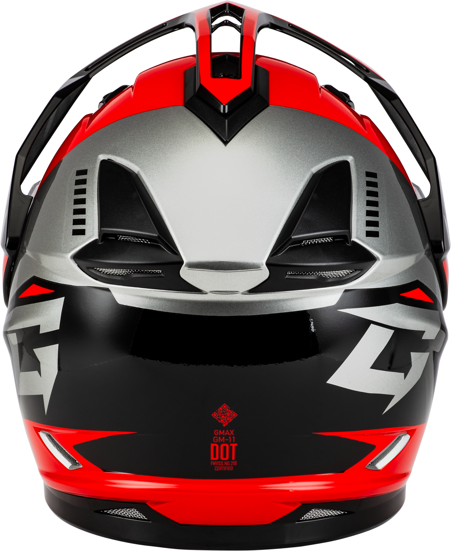 Gm 11s Ronin Snow Helmet W/ Electric Shield Black/Red Md