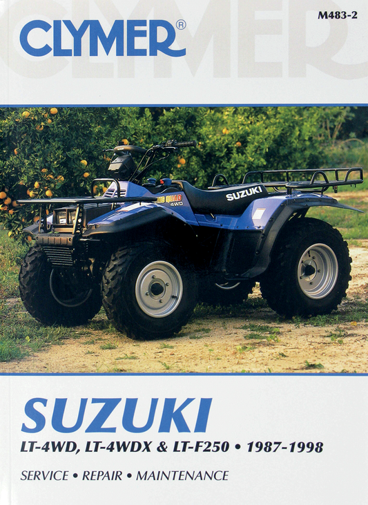 CLYMER Manual - Suzuki King Quad/ Quad Runner 250 CM4832