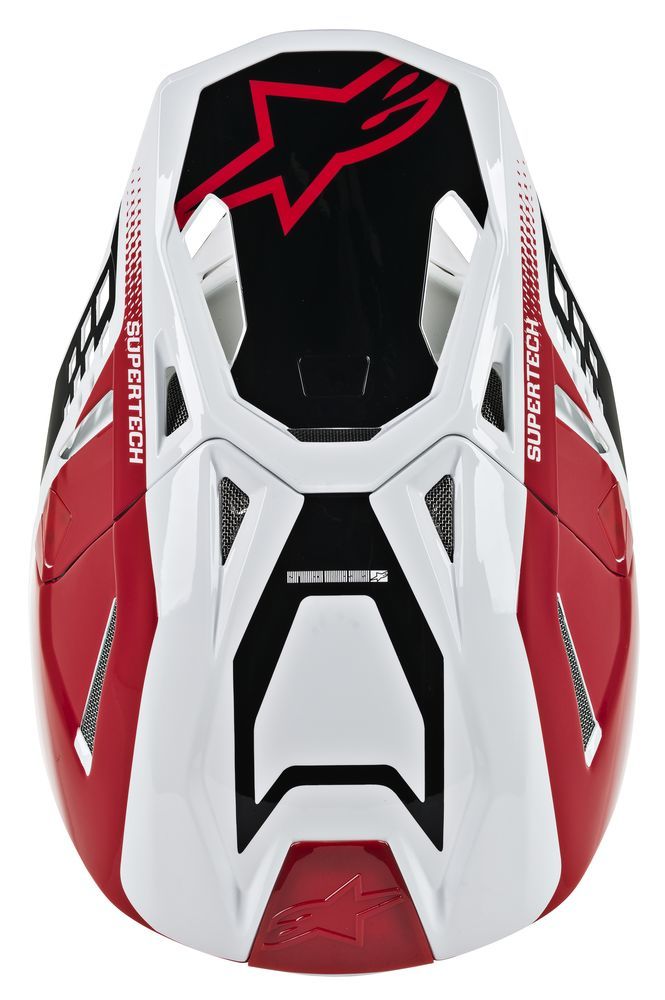S.Tech S M8 Triple Helmet Red/White Xs