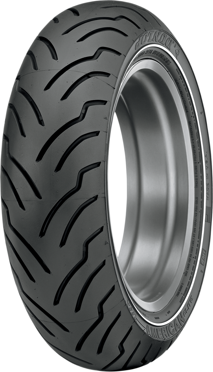 DUNLOP Tire - American Elite* - Rear - MT90B16 - Narrow Whitewall - 74H 45131814