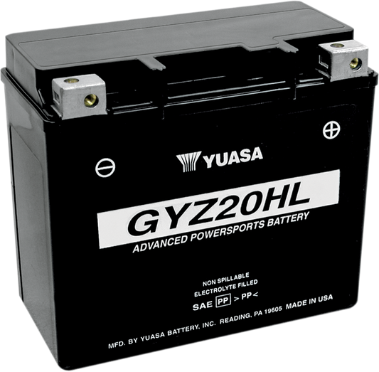 YUASA AGM Battery - GYZ20HL YUAM720GH