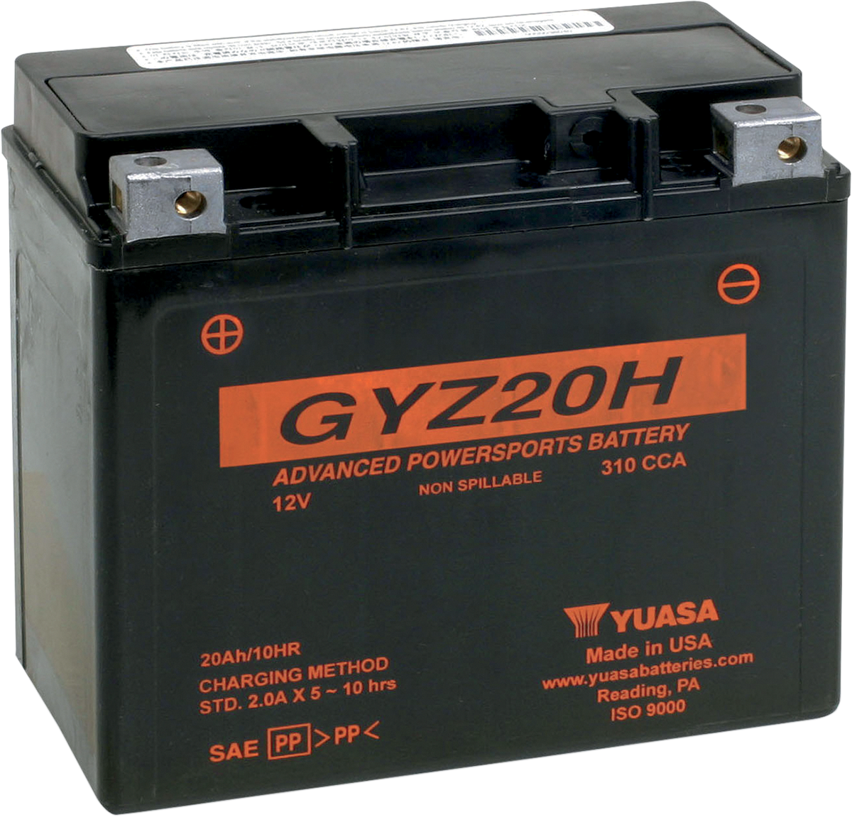 YUASA AGM Battery - GYZ20H YUAM72RGH