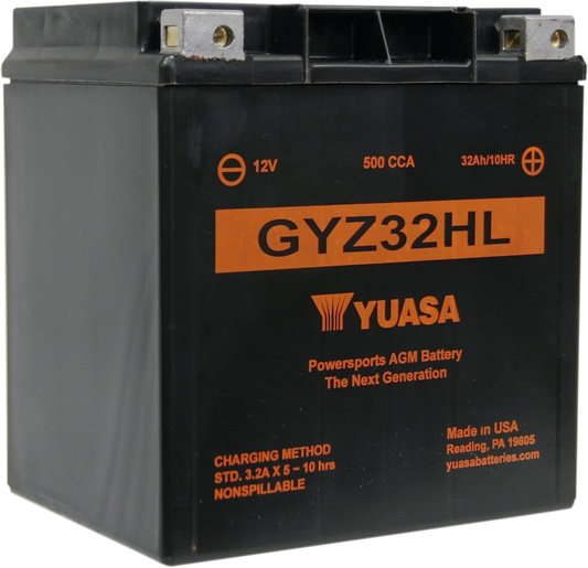 YUASA AGM Battery - GYZ32HL YUAM732HL