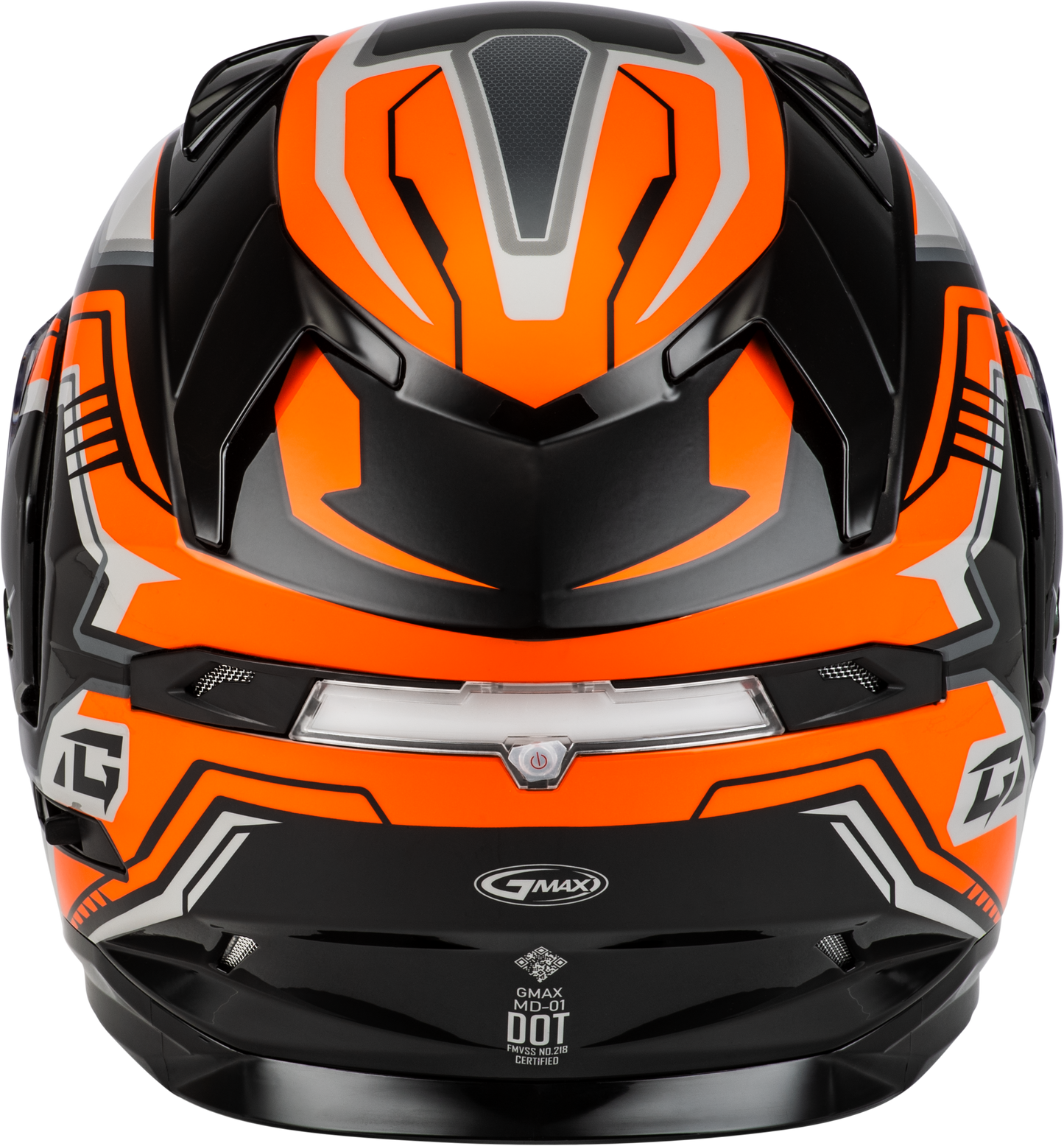 Md 01s Transistor Snow Helmet Orange/Black 3x