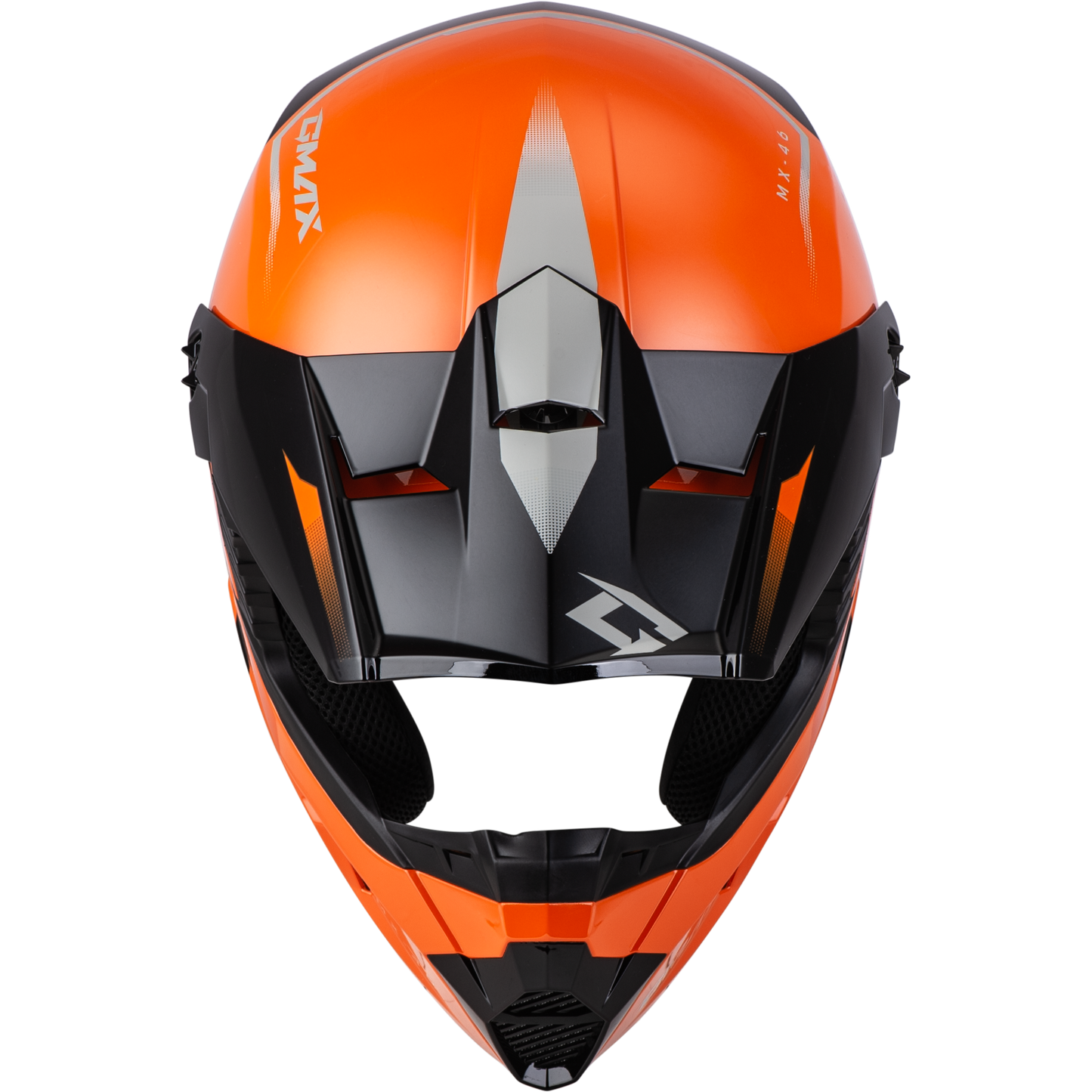 Mx 46 Compound Helmet Orange/Black/Grey Xl