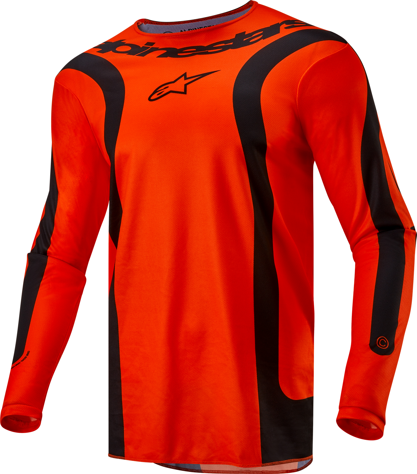 Fluid Lurv Jersey Hot Orange/Black Lg