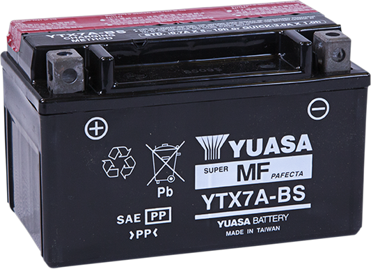 YUASA AGM Battery - YTX7A-BS .33 L YUAM32X7A