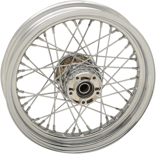 DRAG SPECIALTIES Front Wheel - Dual Disc/No ABS - Chrome - 16"x3.00" - ' 08+ FLT 64416A