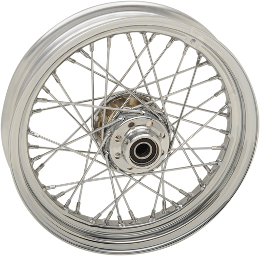 DRAG SPECIALTIES Front Wheel - Single Disc/No ABS - Chrome - 16"x3.00" - '07-'17 FLST 64545A