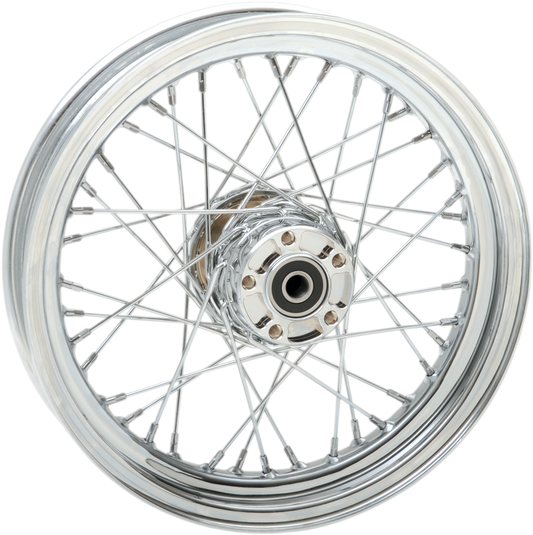 DRAG SPECIALTIES Rear Wheel - Single Disc/No ABS - Chrome - 16"x3.00" 64370