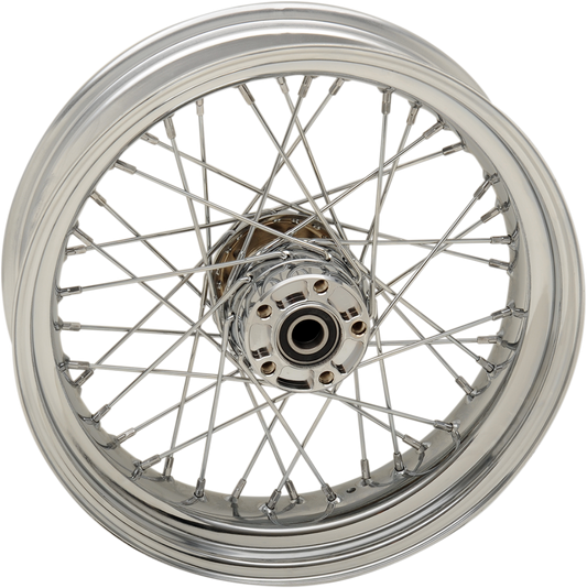 DRAG SPECIALTIES Rear Wheel - Single Disc/ABS - Chrome - 17"x4.50" - '12-'17 FXD 64549