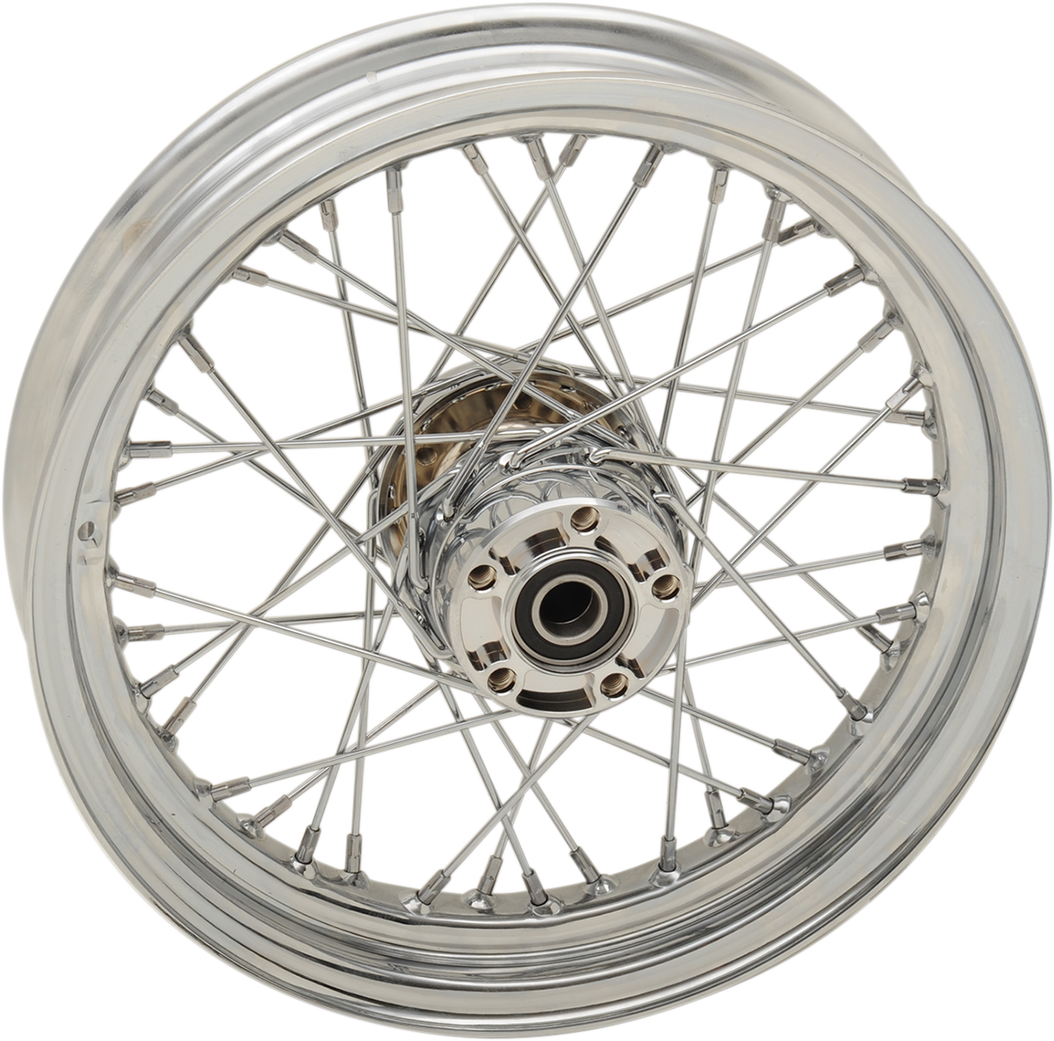 DRAG SPECIALTIES Rear Wheel - Single Disc/ABS - Chrome - 16"x3.00" - '14+ XL 64554