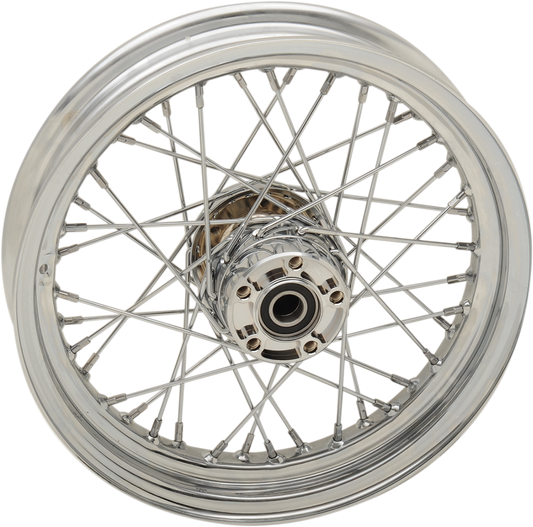 DRAG SPECIALTIES Rear Wheel - Single Disc/ABS - Chrome - 16"x3.00" - '14+ XL 64554