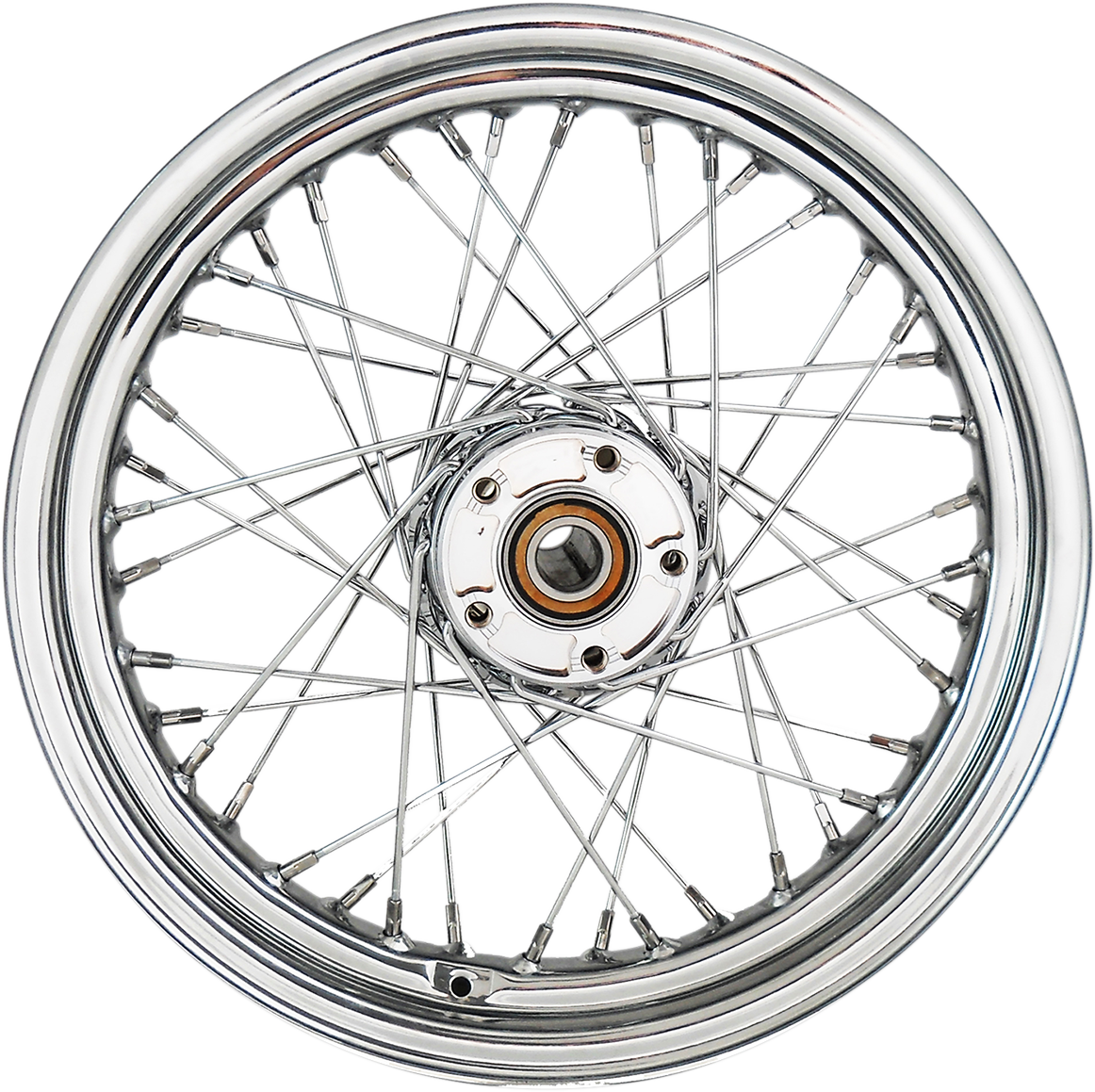 DRAG SPECIALTIES Rear Wheel - Single Disc/No ABS - Chrome - 16"x3.00" - '08-'17 64390A