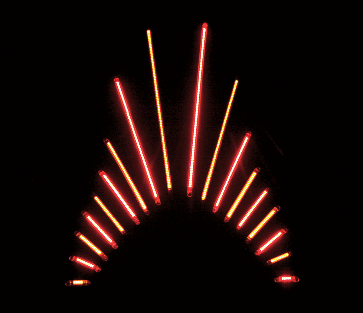 CUSTOM DYNAMICS TruFLEX? LED Strip - 6.3" - Red/Red TF45RR