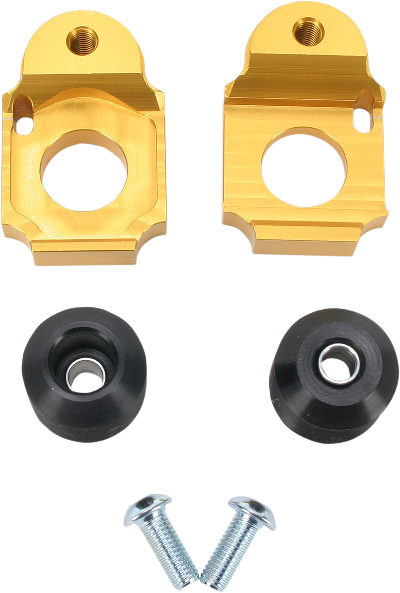 DRIVEN RACING Axle Block Sliders - Suzuki - Gold DRAX-102-GD