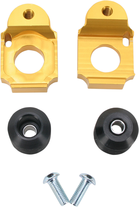 DRIVEN RACING Axle Block Sliders - Suzuki - Gold DRAX-102-GD