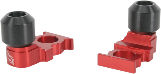 DRIVEN RACING Axle Block Sliders - Honda - Red DRAX-103-RD