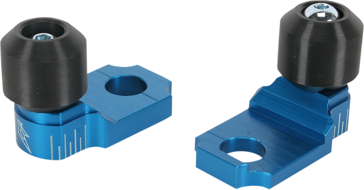 DRIVEN RACING Axle Block Sliders - Kawasaki ZX-10R - Blue DRAX-105-BL