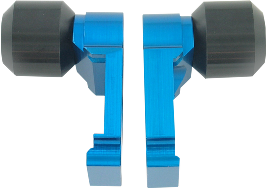 DRIVEN RACING Axle Block Sliders - Suzuki - Blue DRAX-111-BL