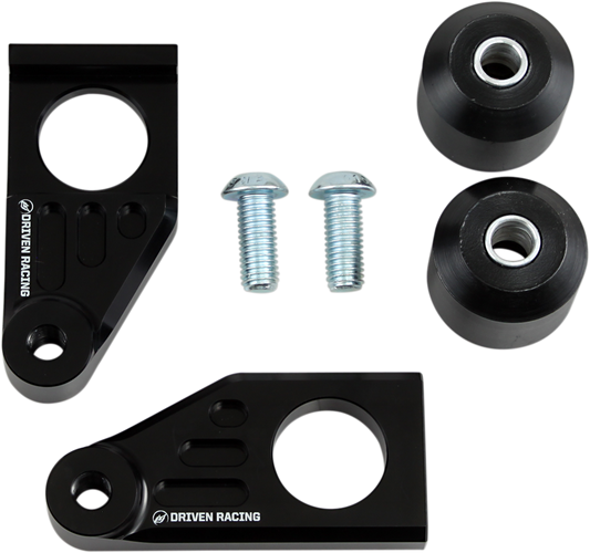 DRIVEN RACING Axle Block Sliders - Yamaha - Black DRAX-118-BK